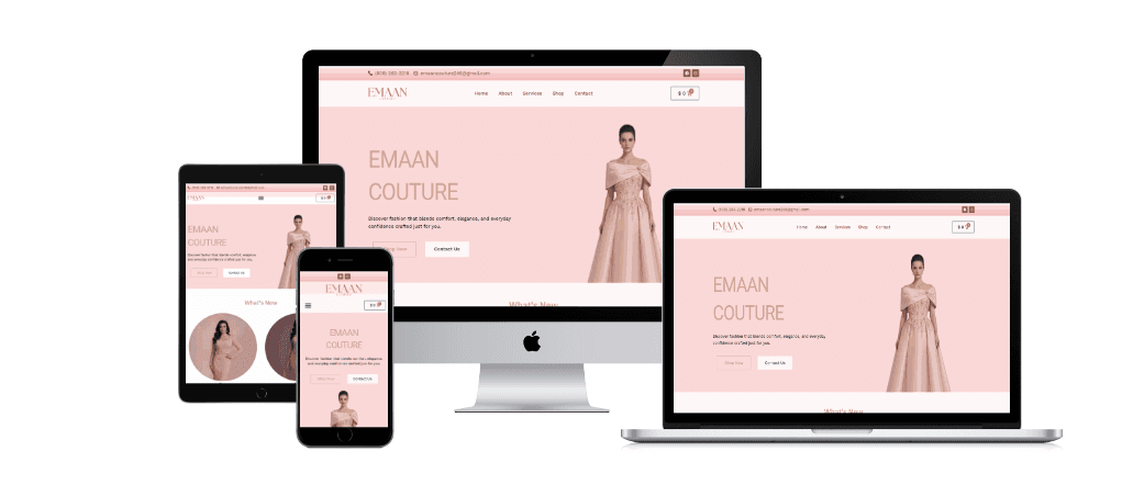 Emaan Couture - Fashion Website
