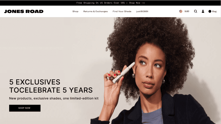 Beauty E-Commerce Design